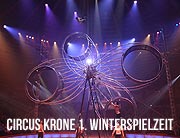 Circus Krone - die 1. Winterspielzeit 2020 begann mit einer Premiere am 25.12.2019. „Hereinspaziert - Manege frei!“ ist der Programmtitel des ersten Programmes der 101. Wintersaison (©Foto: Martin Schmitz)